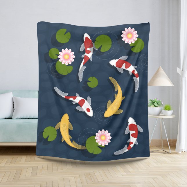 Japanischer Koi Fish Pond Sherpadecke (Von Creator hochgeladen)