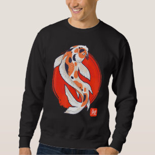 Japanischer Koi-Karpfen Nishikigoi-Fisch Koi-Fisch Sweatshirt