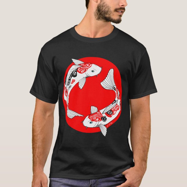 Japanischer Koi T-Shirt (Vorderseite)