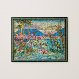Japanischer Koi-Teich Puzzle
