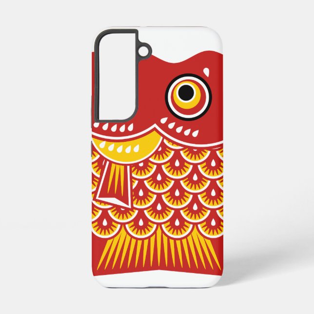 Japanischer Koinobori Fish Streamer Samsung Galaxy Hülle (Rückseite)