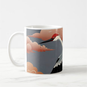 Japanischer Kranich Kaffeetasse