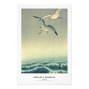 Japanischer Kunstdruck – Ohara Koson – Möwe Fotodruck