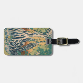 Japanischer Kunstgewohnheits-Gepäckanhänger Gepäckanhänger