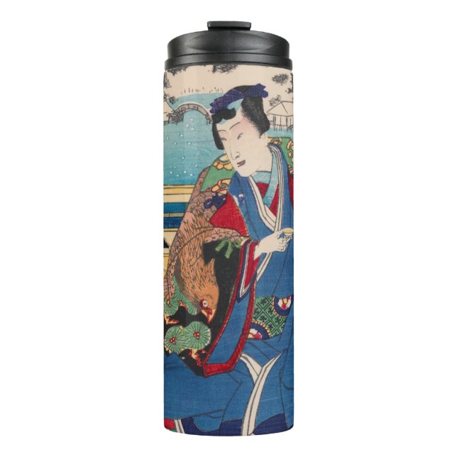 Japanischer Kunsttumbler Thermosbecher (Vorderseite)