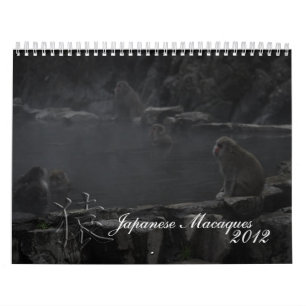 Japanischer Macaques-Kalender Kalender