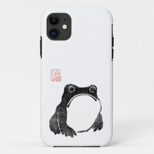 Japanischer mürrischer Frosch Kröte unbeeindruckte Case-Mate iPhone Hülle