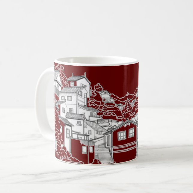 Japanischer Naturbecher Kaffeetasse (Vorderseite Links)