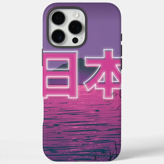 Japanischer Neon Case-Mate iPhone Hülle (Rückseite)