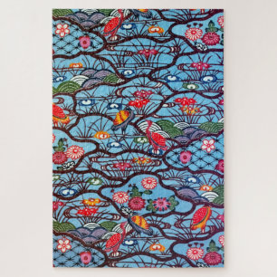 Japanischer Okinawan Dye (Bingata) Puzzle