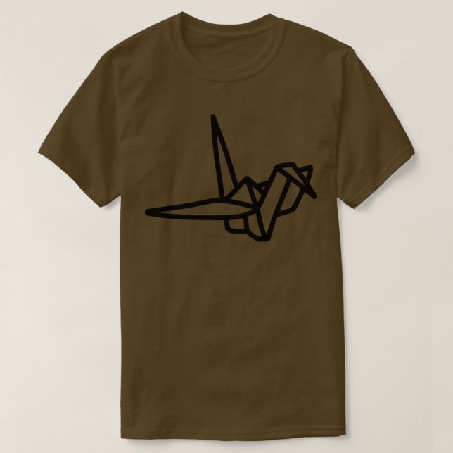 Japanischer Origami Crane 7 T-Shirt (Design vorne)