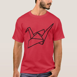 Japanischer Origami Crane 8 T-Shirt