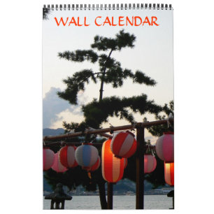 Japanischer Papierlaternen-Kalender Kalender