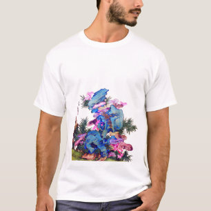 Japanischer Pilz auf Bambus von Hayashi Rōen T-Shirt