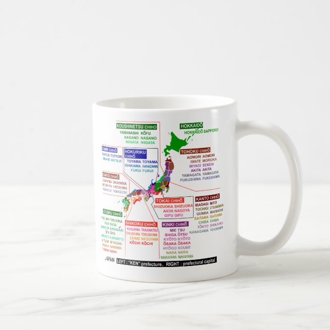 Japanischer Präfektursitz Tasse (Rechts)