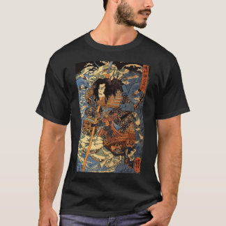 Japanischer Retro Arrow verletzt Samurai Riding Se T-Shirt