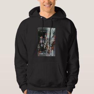 japanischer Retro-Vintag 90er 80er Streetwear Art  Hoodie