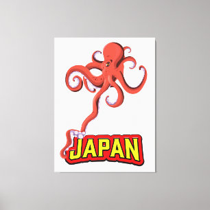 Japanischer Riesenkartentrickfilm Leinwanddruck