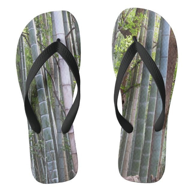 Japanischer Riesenwald, Sagano, Kyoto, Japan Flip Flops (Fußbett)