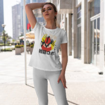 Japanischer Roboter mit Feuer