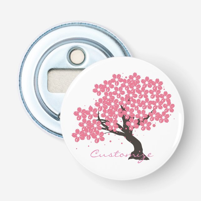 Japanischer Sakura-Kirschblüten Thunder_Cove Flaschenöffner (Vorderseite)