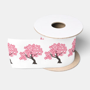 Japanischer Sakura-Kirschblüten Thunder_Cove Satinband