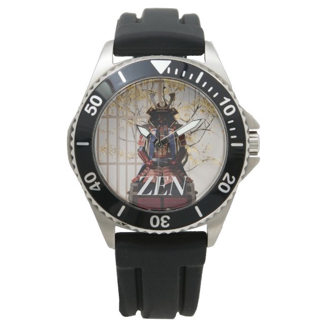 japanischer Samurai Armbanduhr (Vorderseite)