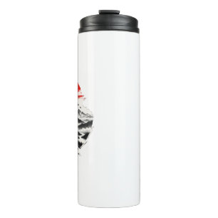 Japanischer Samurai Aufgehende Sonne Reisebecher   Thermosbecher