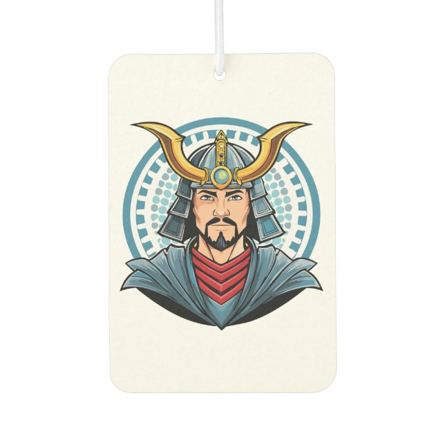 Japanischer Samurai Autolufterfrischer (Vorderseite)