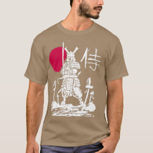 Japanischer Samurai-Krieger  Kampfsport Katana-Käm T-Shirt