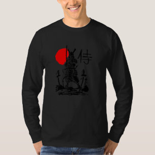 Japanischer Samurai Krieger Männer Frauen Japan Äs T-Shirt