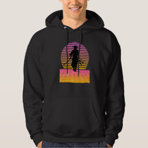 Japanischer Samurai-Krieger Retro geteilter Sonnen Hoodie