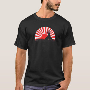 Japanischer Samurai Ninja Schwertfisch T-Shirt