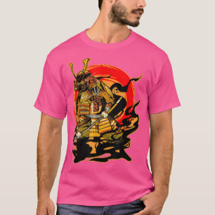 Japanischer Samurai Schwert Katana Armor Krieger T-Shirt