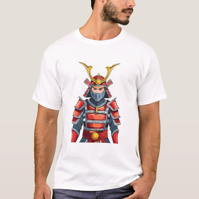 Japanischer Samurai T-Shirt (Vorderseite)