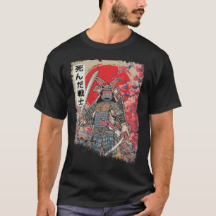 Japanischer Samurai Warrior Japan Dead Swordsman T-Shirt