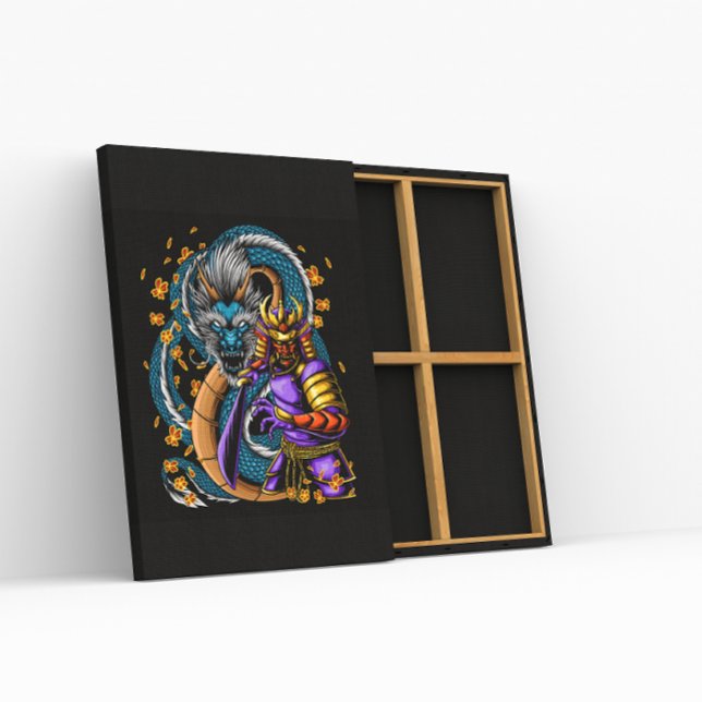 Japanischer Samurai Warrior und Dragon Poster (Von Creator hochgeladen)