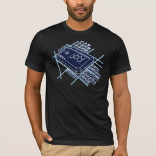 Japanischer Säulengang-Stock - T-Shirt