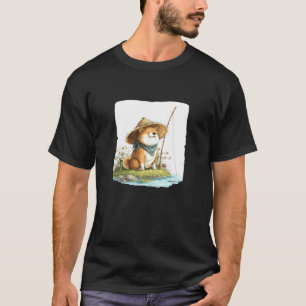 Japanischer Shiba-Inu-Hundekostüm im Fischerlook T-Shirt