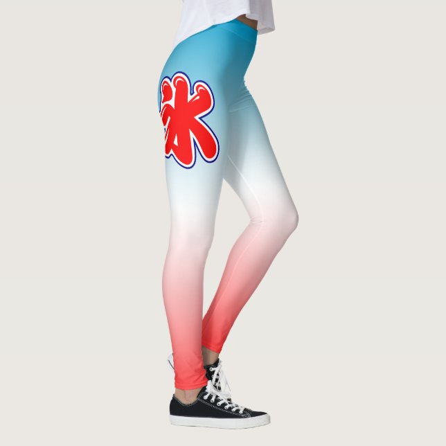 Japanischer Sommer Shaved Ice Leggings (Rechts)
