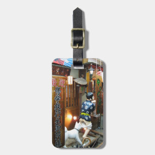 Japanischer Spaß - Hunde ziehen Ameisen herunter Gepäckanhänger