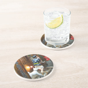 Japanischer Spaß - Hunde ziehen Ameisen herunter Getränkeuntersetzer