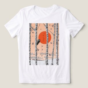 Japanischer Specht Tri-Blend Shirt