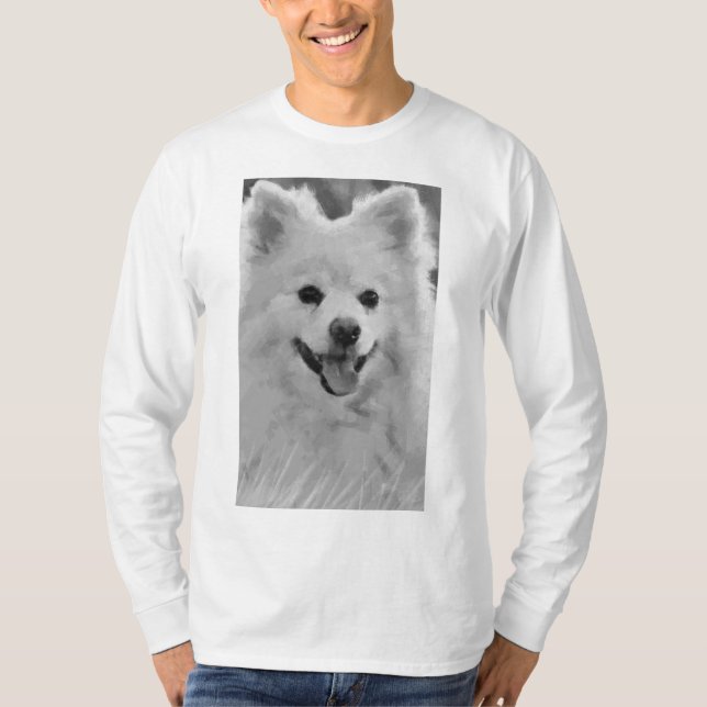 Japanischer Spitz Dog T-Shirt (Vorderseite)