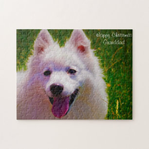 Japanischer Spitz Hund. Puzzle