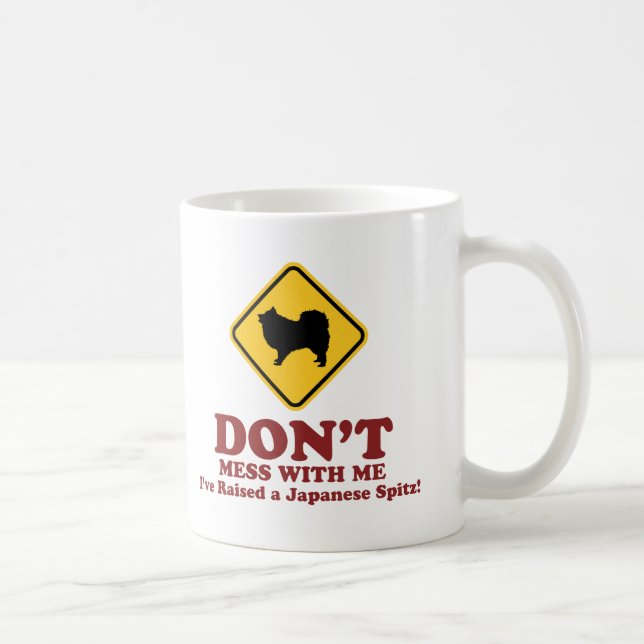 Japanischer Spitz Kaffeetasse (Rechts)