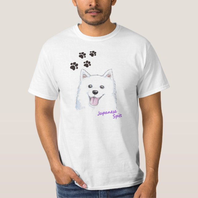 Japanischer Spitz-T - Shirt (Vorderseite)