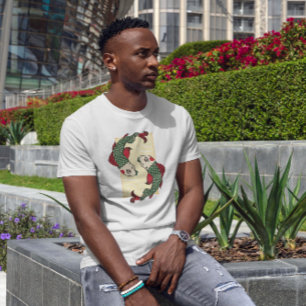 Japanischer Stil Koi Fisch T-Shirt