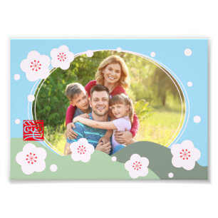 Japanischer Stil personalisiertes Foto 