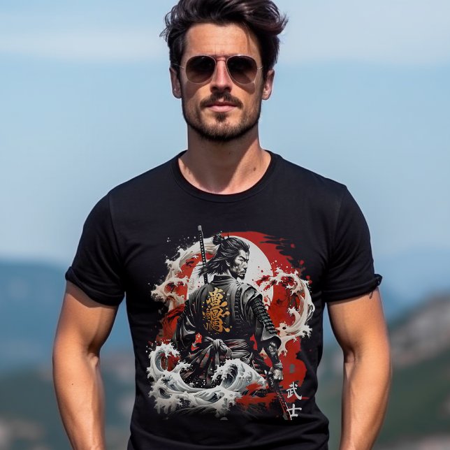 Japanischer Stil Samurai Warrior T-Shirt (Japanese Style Samurai Warrior Tshirt)